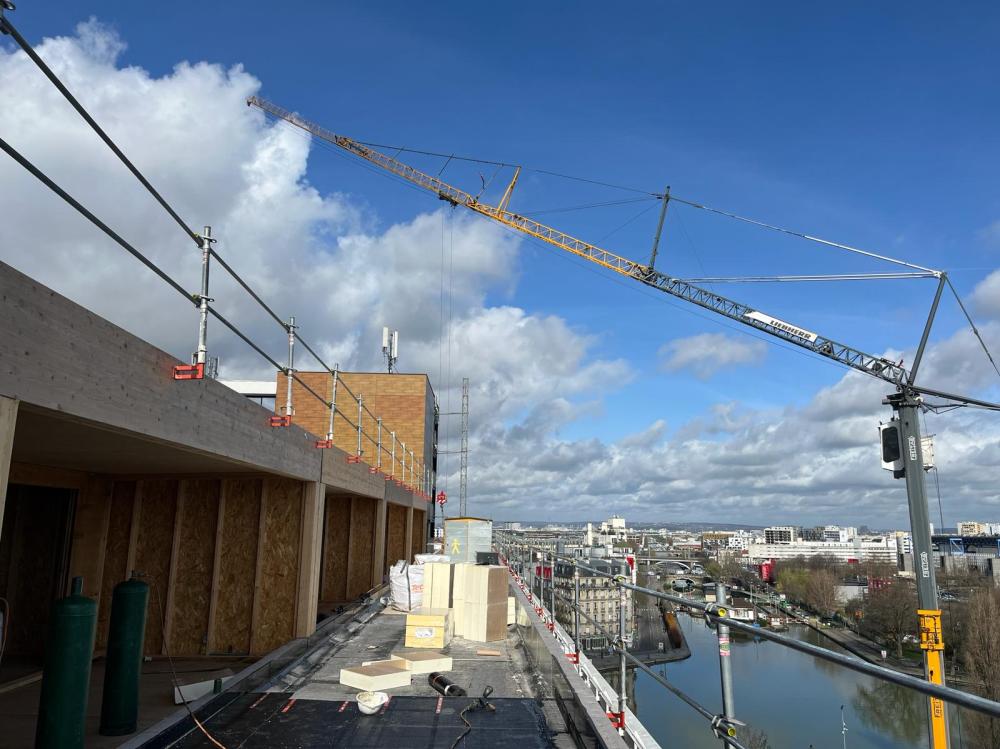 3F PARIS Quai de Metz Surélévation bois